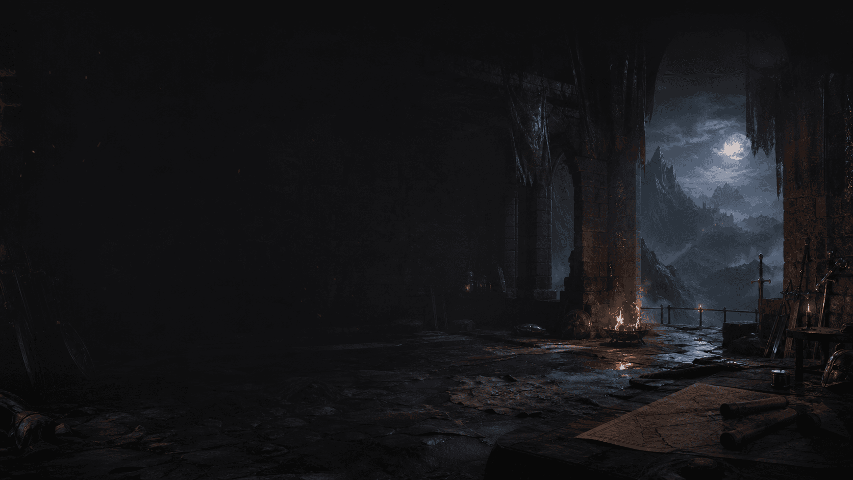 A dark archive sanctuary
